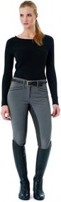 img 3 attached to Ovation Women's Secret Euroweave Dx Front 🐎 Zip Full Seat Breeches: Uncover the Ultimate Equestrian Attire!