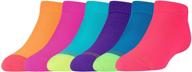 quality gold toe girls flat knit quarter sock - pack of 6 for maximum comfort and durability logo