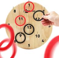 🎯 betterline hook and ring toss game - exciting number tossing game for all ages - 11.8 inch board - safe alternative to darts - perfect for parties and families логотип