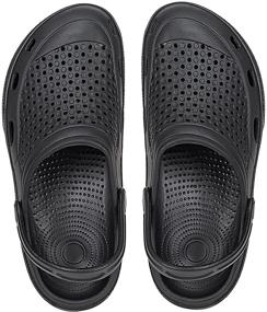 img 1 attached to Unisex Lightweight Sandals by Amyneo: Ideal for Men's Shoes, Mules, and Clogs