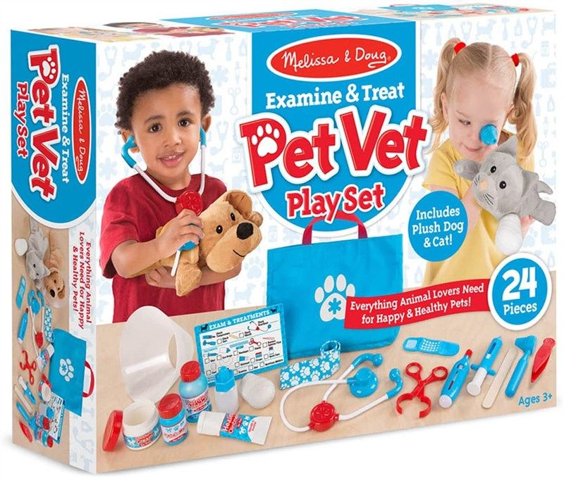 melissa doug examine children develop 로고