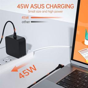 img 1 attached to 💻 High Power 45W 33W Laptop Charger for ASUS VivoBook F510UA F510U F510QA F510Q F510 F512FA F512DA F512F F512D F512 F510UA-AH55 F510UA-AH51 Zenbook UX330 UX330U UX360 UX360C UX305 UX305C Q302L Q304U Q504UA Laptop