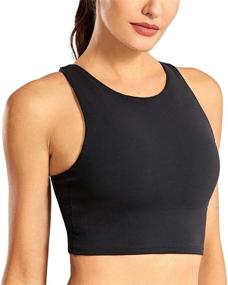 img 4 attached to CRZ YOGA Womens Longline Racerback Women's Clothing