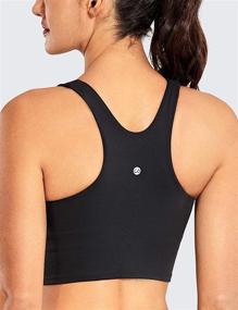 img 3 attached to CRZ YOGA Womens Longline Racerback Women's Clothing