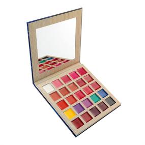 img 2 attached to 💄 Lip Makeup Palette, DE'LANCI Long Lasting Wear Lip Care Moisturizing Lipstick Set, Pigmented Festival Halloween Body Face Paint in 25 Colors, Professional Blendable Lip Makeup for Girls, Women, and Kids of All Skin Types