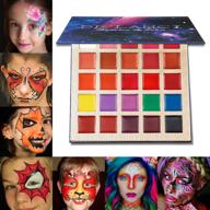 💄 lip makeup palette, de'lanci long lasting wear lip care moisturizing lipstick set, pigmented festival halloween body face paint in 25 colors, professional blendable lip makeup for girls, women, and kids of all skin types logo