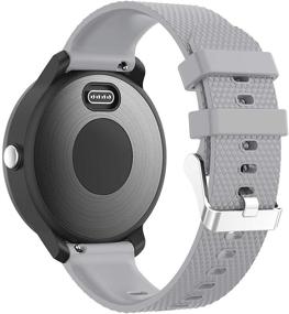 img 1 attached to Ремешок для часов Anrir Vivoactive 3 - силиконовые ремешки 20 мм для Garmin Vivoactive 3/Forerunner 645 Music/Samsung Galaxy 42 мм/Galaxy Watch 3 41 мм/Galaxy Watch Active 2 40 мм/44 мм - набор из 3 шт.