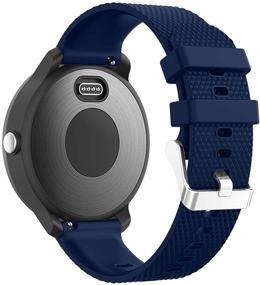 img 3 attached to Ремешок для часов Anrir Vivoactive 3 - силиконовые ремешки 20 мм для Garmin Vivoactive 3/Forerunner 645 Music/Samsung Galaxy 42 мм/Galaxy Watch 3 41 мм/Galaxy Watch Active 2 40 мм/44 мм - набор из 3 шт.