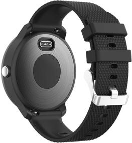 img 2 attached to Ремешок для часов Anrir Vivoactive 3 - силиконовые ремешки 20 мм для Garmin Vivoactive 3/Forerunner 645 Music/Samsung Galaxy 42 мм/Galaxy Watch 3 41 мм/Galaxy Watch Active 2 40 мм/44 мм - набор из 3 шт.