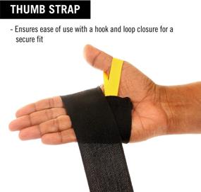 img 3 attached to Ultimate Protection for Fighters: Everlast 4455BP Hand Wraps in Black