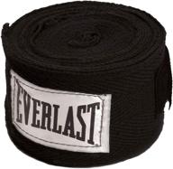 ultimate protection for fighters: everlast 4455bp hand wraps in black logo