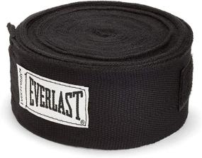 img 1 attached to Ultimate Protection for Fighters: Everlast 4455BP Hand Wraps in Black