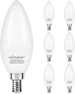 💡 frosted candelabra bulb: comzler daylight equivalent - ultimate lighting solution logo