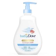 👶 baby dove tip to toe baby wash and shampoo: gentle cleansing for delicate skin, rich moisture formula, tear-free and hypoallergenic 13 oz logo