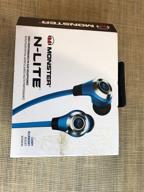 monster n lite headphones candy blueberry logo