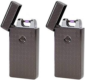 img 4 attached to 🔥 Saberlight 2 Pack: Rechargeable Flameless Plasma Beam Lighter - Windproof & Splashproof, No Butane Needed!