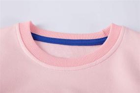 img 2 attached to Adorable Cotton Casual Tops for Toddler Girls - Long Sleeve Fall Sweatshirts, Kids Pullover Shirts