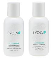 🌿 elevate your haircare: evolvh natural ultrashine shampoo + conditioner travel duo – vegan, non-toxic, clean hair care (2 fl oz, 60 ml) logo