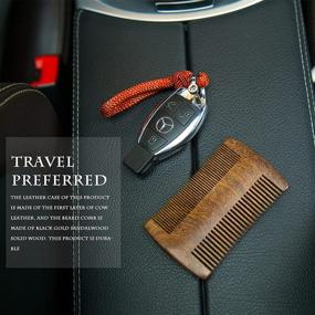 img 2 attached to Mustache Grooming Premium Sandalwood Leather