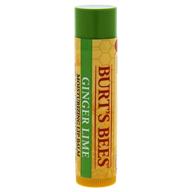 🍯 burt's bees ginger lime moisturizing lip balm - unisex lip care, 0.15 oz logo