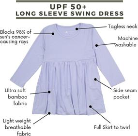 img 3 attached to 🌞 Stay Safe in the Sun: Shedo Lane Girls' Swing Dress - UPF 50+ UV Sun Protection Clothing