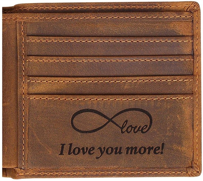 mens wallets personalized anniversary valentines men's accessories 标志