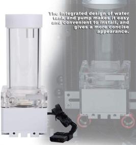img 3 attached to ⚙️ Pump/Reservoir Combo Water Cooling Kit, 800L/H PC Water Cooling Integrated Mute Water Pump for Corsair Water Cooler - 17cm White