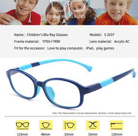 img 2 attached to AetrvoHope Kids Blue Light Blocking Glasses For Teens