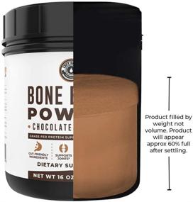 img 3 attached to Grass-Fed Chocolate Bone Broth Protein Powder 1 lb, Non-GMO & Gut-Friendly Ingredients, Dairy-Free Protein Powder by Left Coast Performance