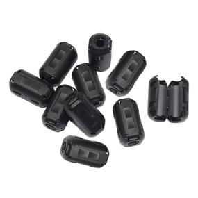 img 4 attached to Stardrift 10-Pack 13Mm Diameter Snap On Ferrite Core Bead Choke Ring Cord RFI EMI Noise Suppressor Filter For HDMI DVI VGA Cable Black (13MM)