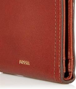img 2 attached to Fossil Logan Small Bifold Hearts Women's Handbags & Wallets
