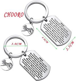 img 3 attached to CHOORO Jewelry Brother Matching Keychain