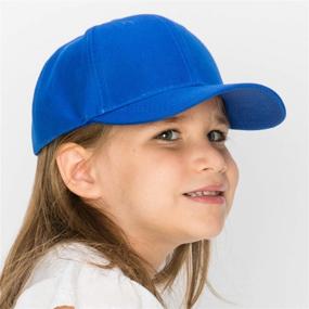 img 1 attached to 🧢 Youth Size Kid's Adjustable Structured Baseball Cap from Trendy Apparel Shop