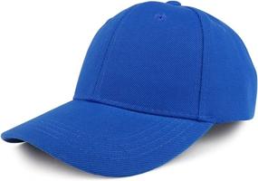 img 4 attached to 🧢 Youth Size Kid's Adjustable Structured Baseball Cap from Trendy Apparel Shop
