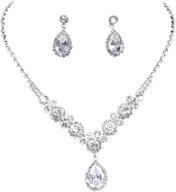 💎 sparkling udylgoon udora crystal jewelry sets: perfect accessories for bridal bridesmaid wedding party logo