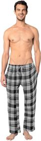 img 1 attached to Andrew Scott Cotton Flannel Fleece Men's Clothing for Sleep & Lounge