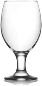 img 2 attached to 🍷 Epure Cremona Collection 4 Piece Water Goblet Glass Set - Versatile and Elegant Stemmed Glasses for Water, Juice, Wine, Mixed Drinks, and Cocktails (Water Goblet (13.5 oz))