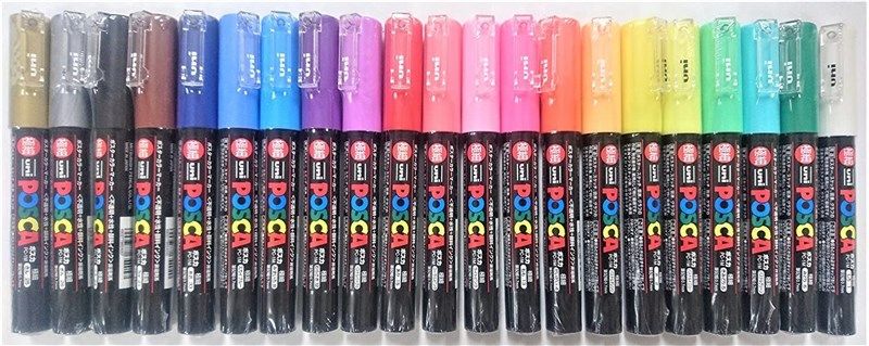 POSCA 16-Pack 1m Multi Paint Pen/Marker in the Writing Utensils department  at