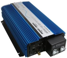 img 3 attached to 💡 AIMS Power PIC100012120S Pure Sine Inverter with 1000W Continuous Output and 2000W Surge, Battery Charger and Transfer Switch Included