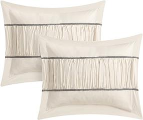 img 1 attached to Chic Home Mayan Comforter Off White