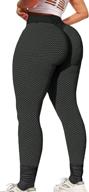 🍑 okhoty women's butt-lifting leggings | tik tok scrunch booty lift pants | high-waist yoga pants with tummy control логотип