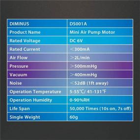 img 1 attached to 🐠 6V Mini Air Pump Motor by DIMINUS - DIY Accessories, Replacement Parts - Ideal for Aquarium Tank Oxygen Circulation (Pack of 4)