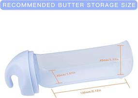 img 1 attached to 🧈 Premium Plastic Butter Dish Container with Airtight Lid: Keep Your Butter Fresh and Ready-to-Spread