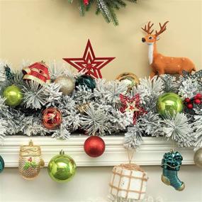 img 2 attached to Christmas Ornaments Decorations Shatterproof Wedding Seasonal Decor