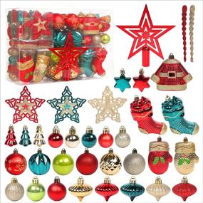 img 4 attached to Christmas Ornaments Decorations Shatterproof Wedding Seasonal Decor