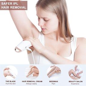 img 1 attached to Hair Removal Device - Professional Facial & Body Hair Remover with 999,999 Permanent Flash Upgrades for Women and Men