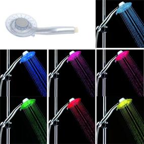 img 3 attached to 🚿 ZSZT LED Shower Head: 7 Colors, 2 Water Modes, Fits Standard Shower Hose