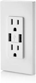 img 1 attached to Leviton T5632 3BW Charger Resistant Receptacle: Ultimate Electrical Safety Solution