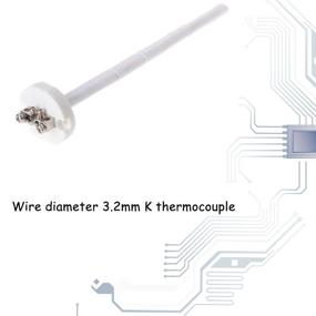 img 1 attached to Acxico 1Pcs High Temperature K Type Thermocouple Sensor: Ideal for Ceramic Kilns, Furnaces, and Ovens