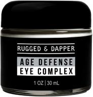 👁️ ultimate age defense eye complex: natural + organic anti-aging treatment for under eyes by rugged & dapper logo